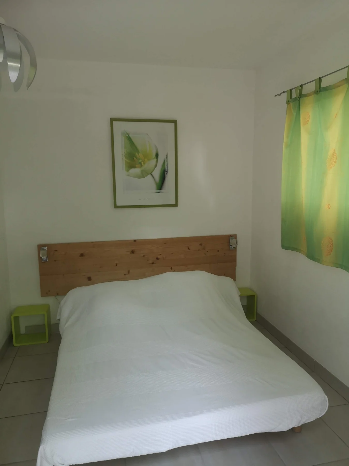 Chambre double du gîte de groupe