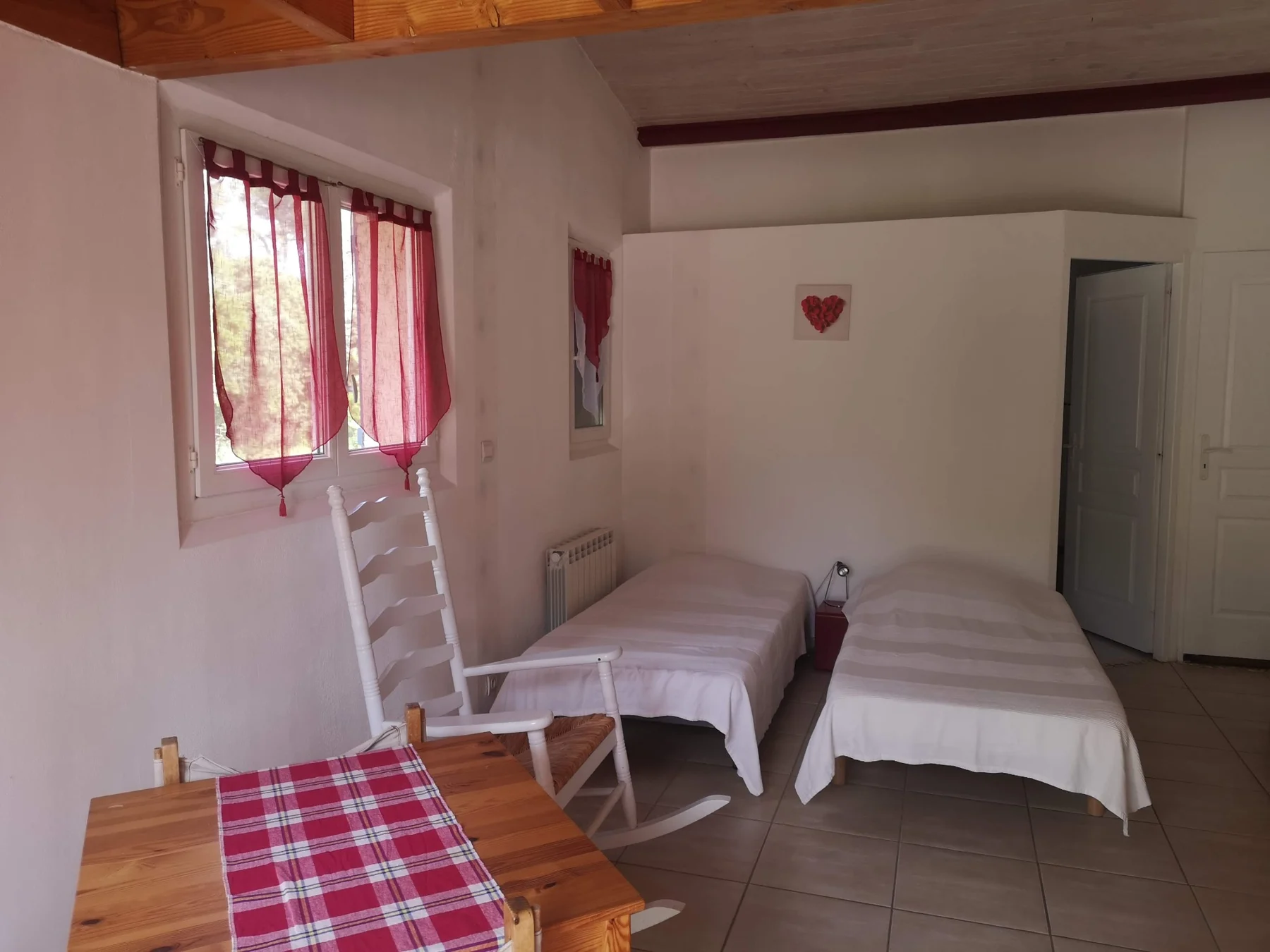 Chambre familiale avec mezzanine au Mas de l’Ancre
